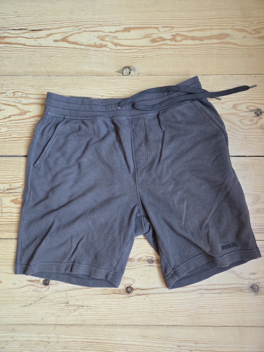 Bench Gray Sweat Shorts Medium Drawstring Lounge Casual